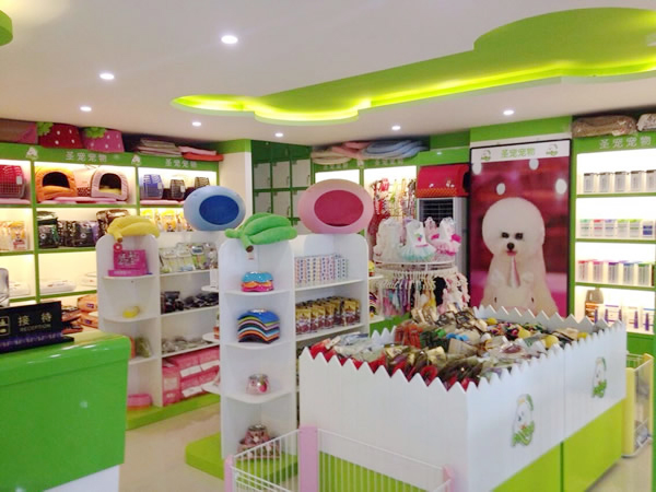 天津寵物店內景