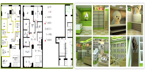 圣寵寵物店鋪裝修設(shè)計(jì)
