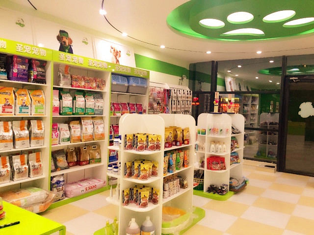 天津格調春天寵物店產品區展示