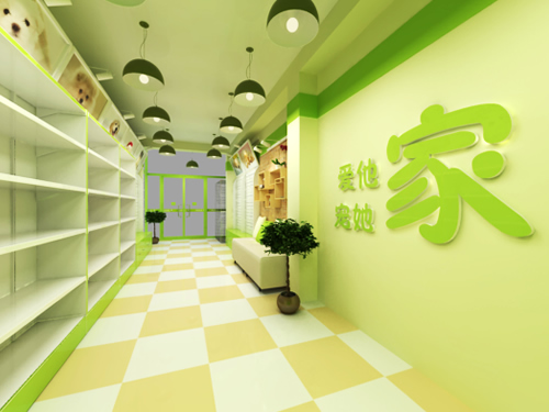 圣寵寵物河南濮陽玉門中路店裝修效果圖