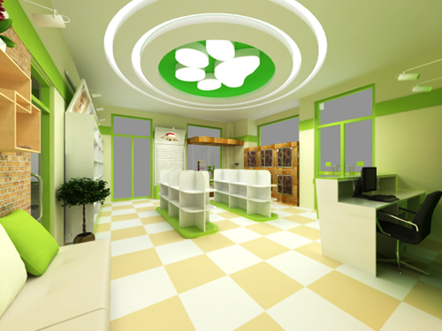 圣寵昌平金隅萬科寵物店裝修效果圖